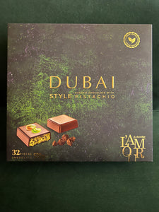 Kadayif Chocolate with Pistachio, L’am Our du Chocolate (32 Pieces 500g)